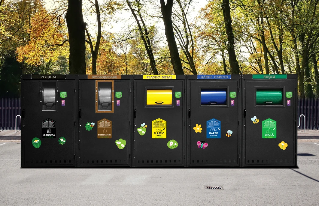 Containere pentru reciclarea separată a deșeurilor