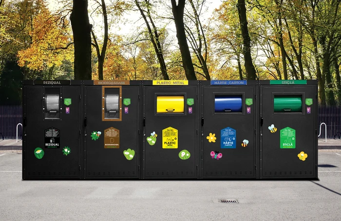 Containere pentru reciclarea separată a deșeurilor