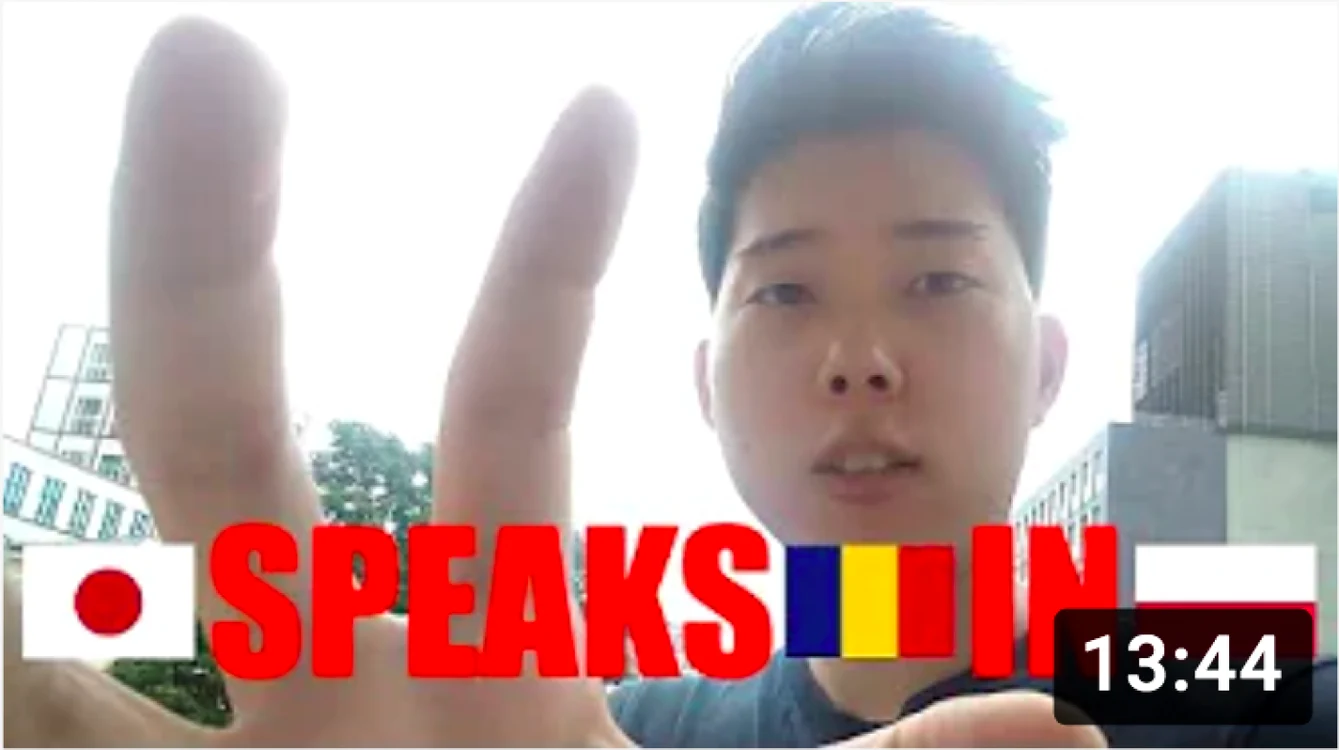 KeiKeiKei vlogger japonez care vorbeşte româna prin Polonia Sursa Youtube KeiKeiKei