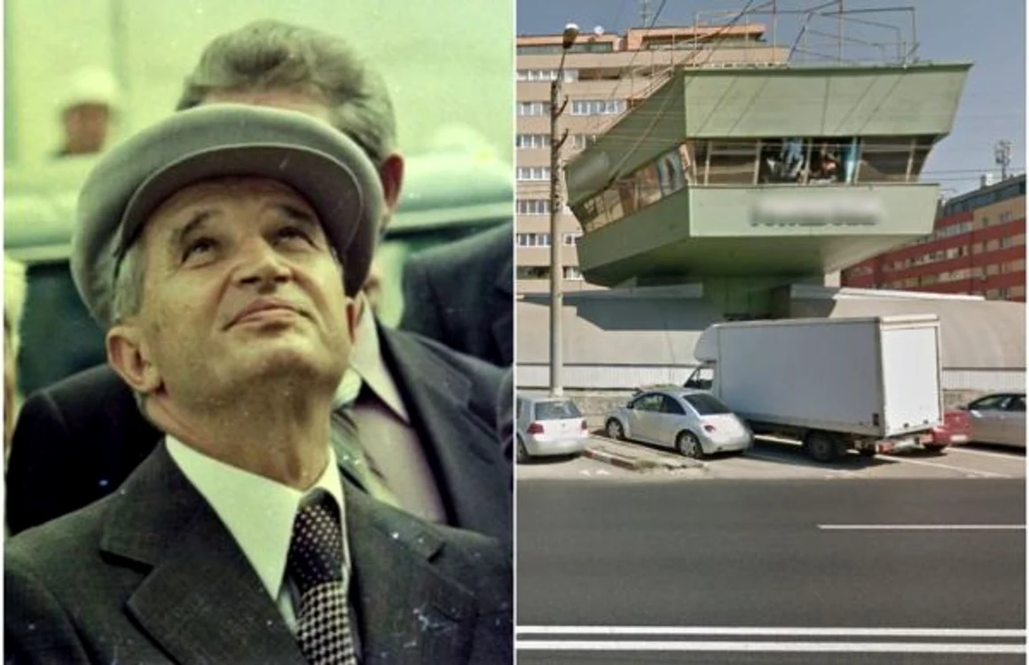 Imobilul din cartierul clujean Mărăşti aduce cu şapca purtată de Nicolae Ceauşescu. FOTO: Gândul