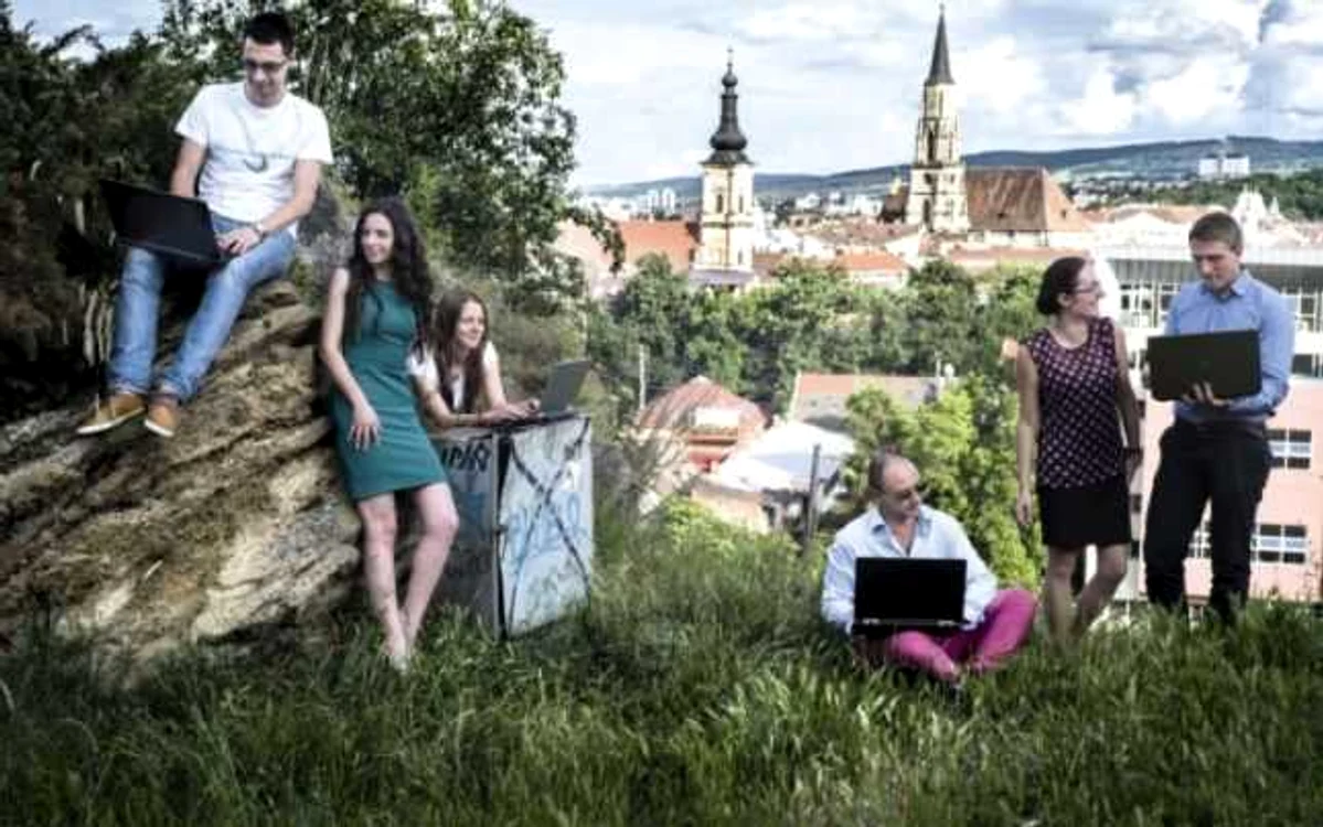 Imaginea care ilustrează un reportaj din Paris Match despre Cluj   FOTO: Paris Match