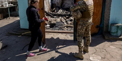 75 de zile de război Rusia -Ucraina Zagradivka. FOTO Gettyimages