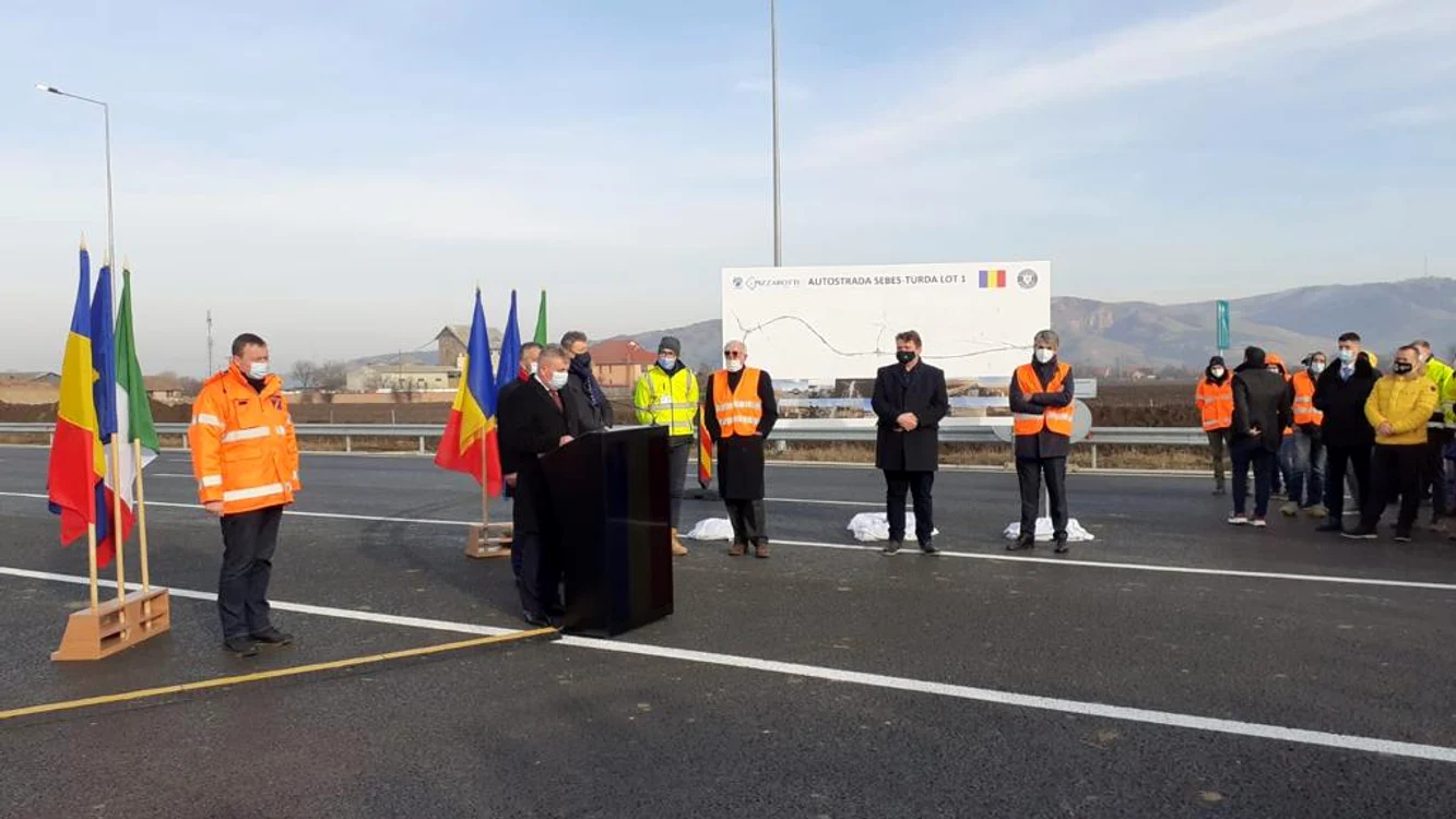 Lucian Bode a fost la inaugurarea Lotului 1 Sebeș-Turda, din Autostrada Transilvania