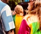 Prinţesa Marha Louise cu soţul ei, şamanul Durek Verrett, şi fiica ei, Maud Angelica Behn, la marşul Pride 2025. FOTO: Instagram