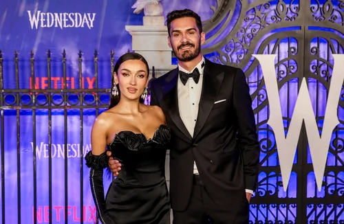 Viviana Sposub și George Burcea, la Los Angeles, în 2022. FOTO Profimedia