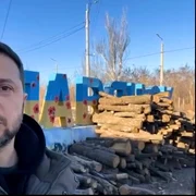 Volodimir Zelenski in Sloviansk FOTO Twitter @alert ukraine jfif