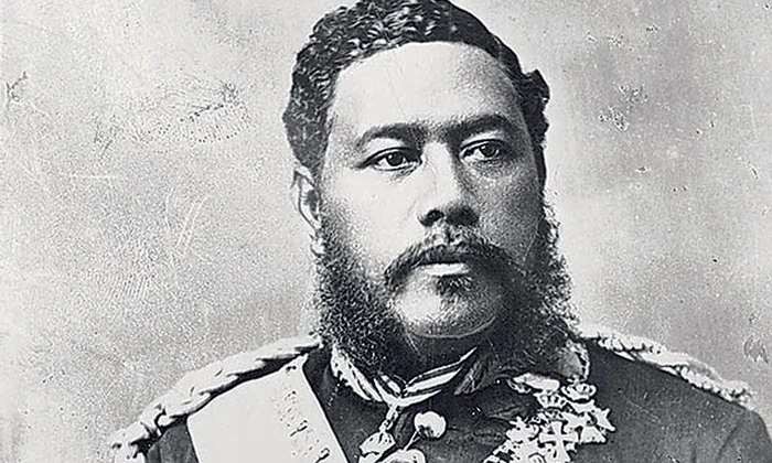 Regele Kalakaua din Hawaii, primul șef de stat care a vizitat Statele Unite ale Americii jpeg