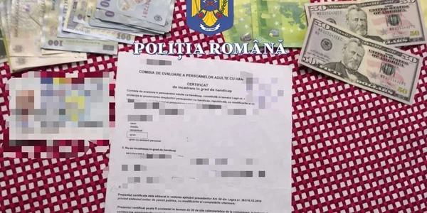 perchezitii certificate grad de handicap FOTO Politia Romana jpg