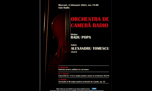 Alexandru Tomescu cîntă Mozart la Sala Radio jpeg