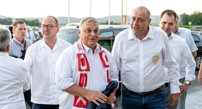 Viktor Orban, un susținător al clubului lui Laszlo Dioszegi. Foto Monitorul Expres