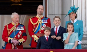 Regele Charles, Prințul William, Kate Middleton și copiii George, Charlotte și Louis foto profimedia jpg