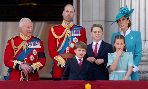 Regele Charles, Prințul William, Kate Middleton și copiii George, Charlotte și Louis foto profimedia jpg