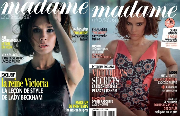 victoria beckham pe coperta revistei madame figaro jpeg