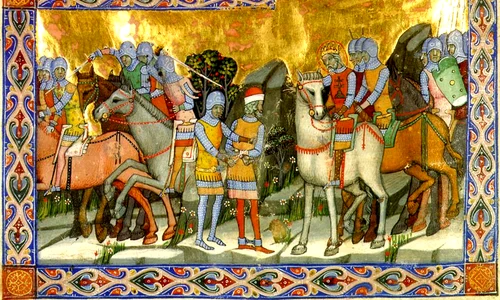 Chronicon Pictum P040 Szent István elfogatja Gyulát jpg