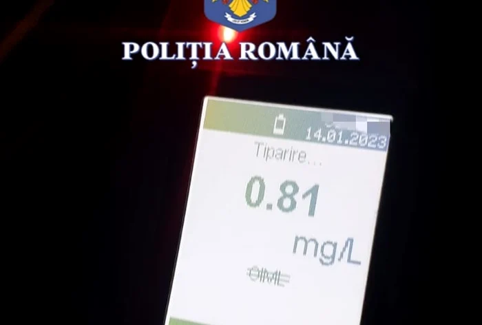 Șoferul oprit cu focuri de armă avea o alcoolemie de 0,81mg/l FOTO: IPJ Olt