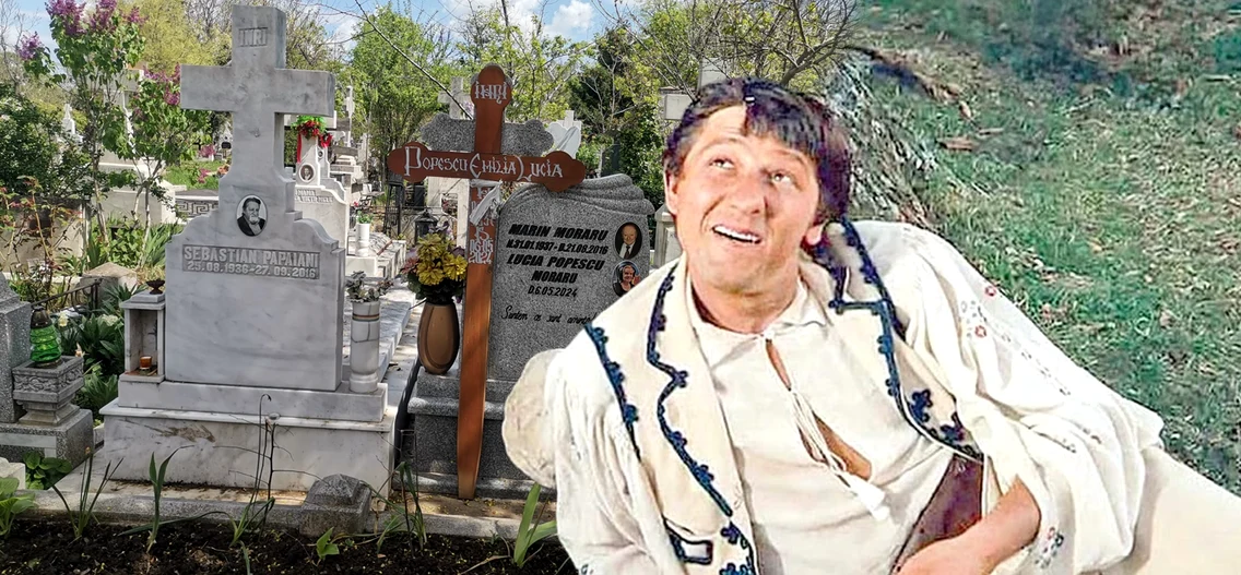 Sebastian Papaiani își doarme somnul de veci în cimitirul Bellu  Foto: Blitz Click!