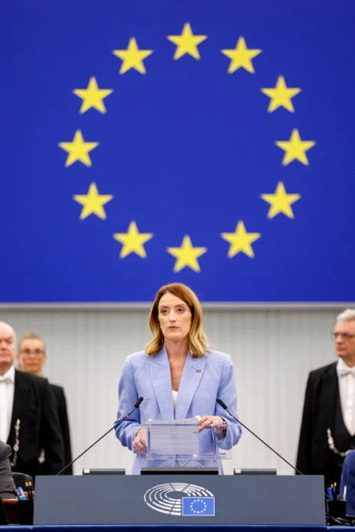 Roberta Metsola e noul preşedinte al Parlamentului European până în 2027. foto: European Parlament