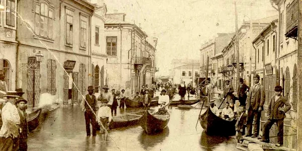 Cartierul Bădălan din Galaţi FOTO Arhiva Bibliotecii VA Urechia