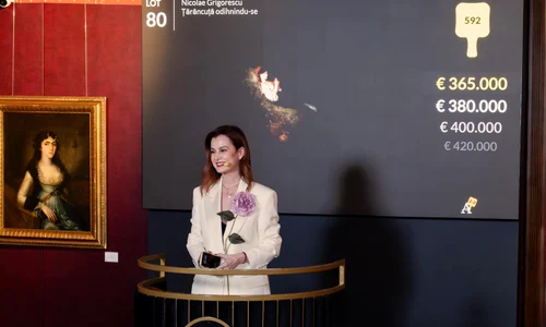 Adina Matei comisar licitatie Artmark record Grigorescu jpg