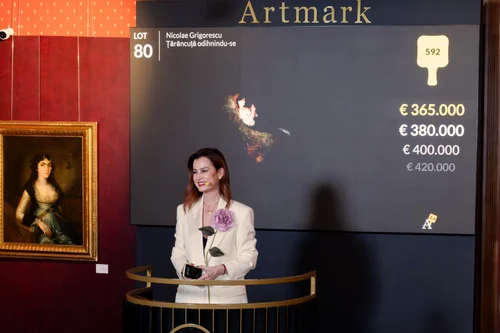 Adina Matei comisar licitatie Artmark record Grigorescu jpg