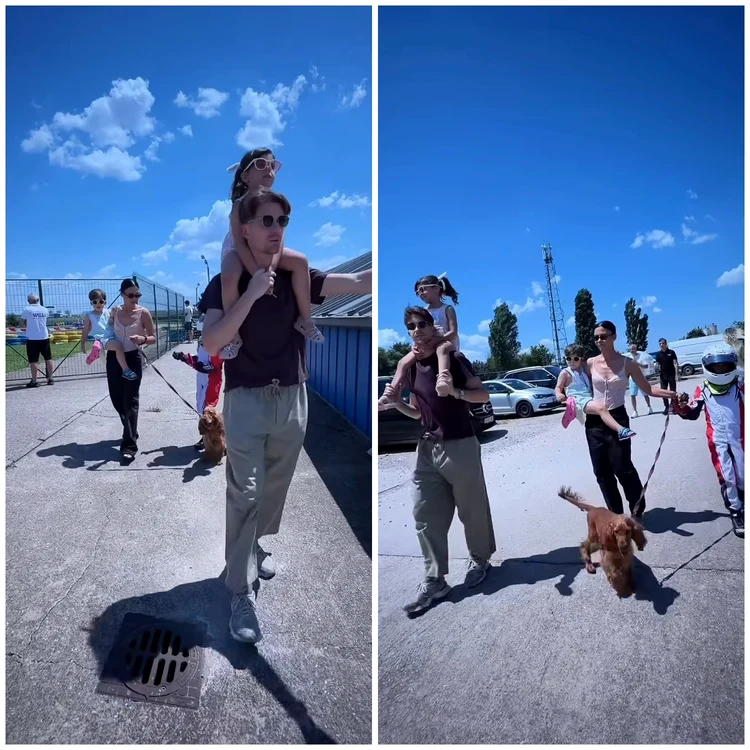 Andreea Popescu și Rareș Cojoc, din nou împreună de dragul copiilor/ sursa Instagram