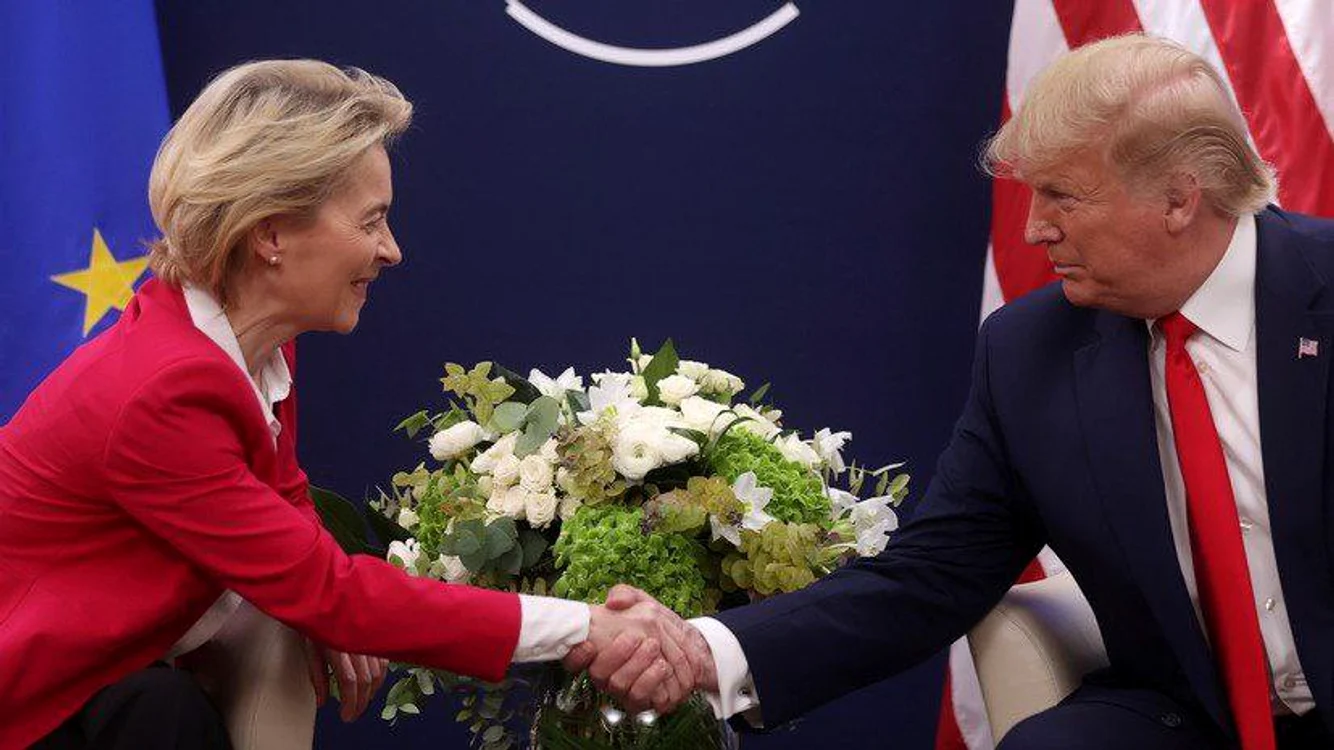 Ursula von der Leyen și Donald Trump FOTO: X