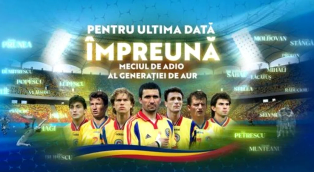 Generația de Aur, pregătită pentru meciul de adio