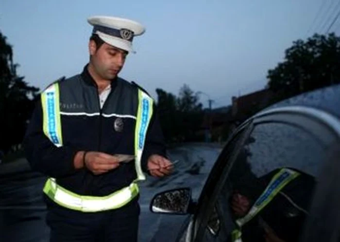 Foto Adevărul/În vizorul poliţiştilor au fost şoferii care transportă mărfuri 