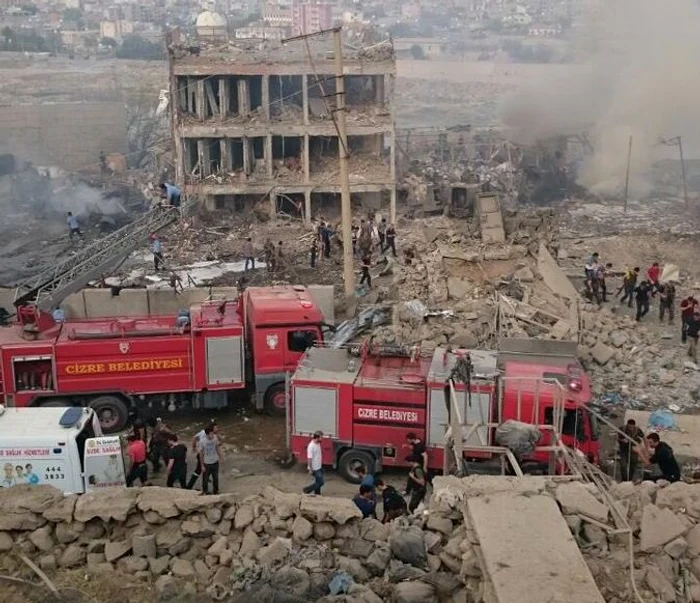 Explozia s-ar fi soldat cu opt morți foto: Twitter