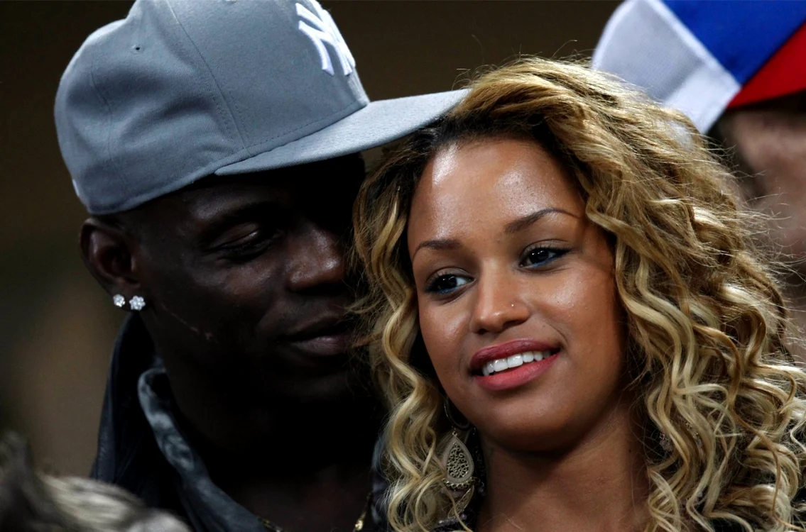 Fanny Neguesha şi Mario Balotelli  foto getty