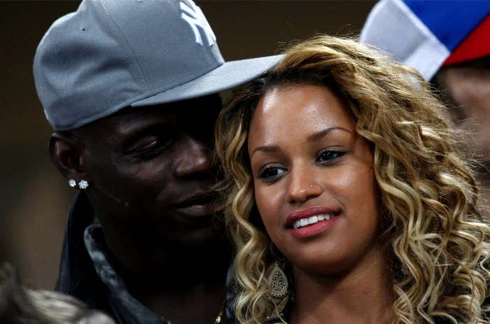 Fanny Neguesha şi Mario Balotelli  foto getty