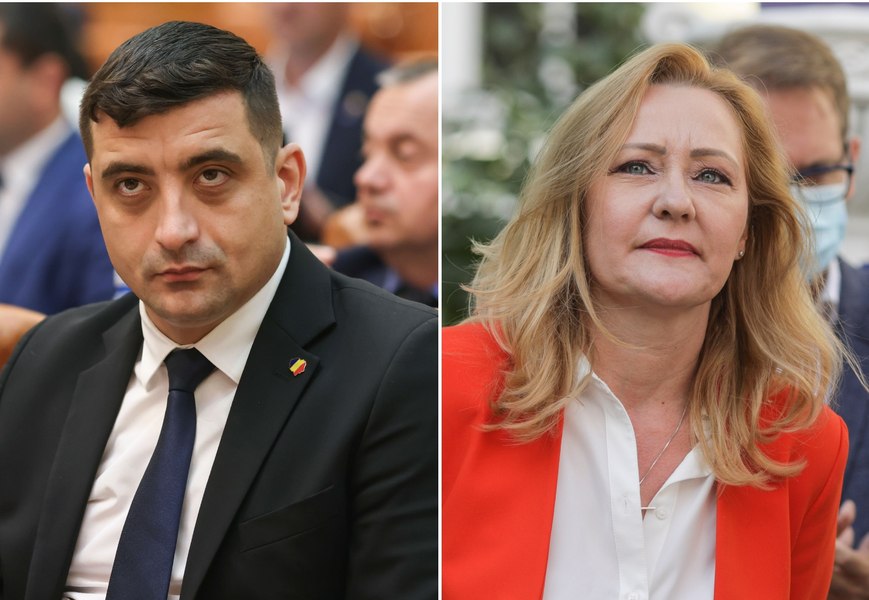 George Simion o învaţă pe Elena Lasconi cum să depună moţiunea de cenzură: „Doamna Lasconi nu cunoaşte încă procedurile”