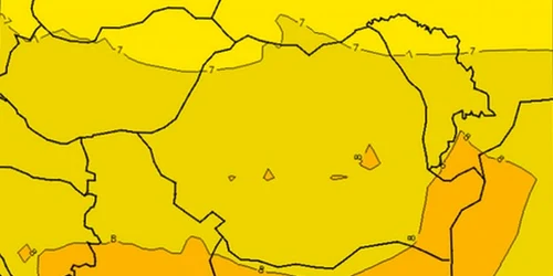 Pe litoral, indicele ajunge la 8,1 unităţi (foto: meteoromania.ro)