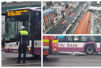 Accident trotineta Cluj FOTO Facebook . INFO PRESS Photography