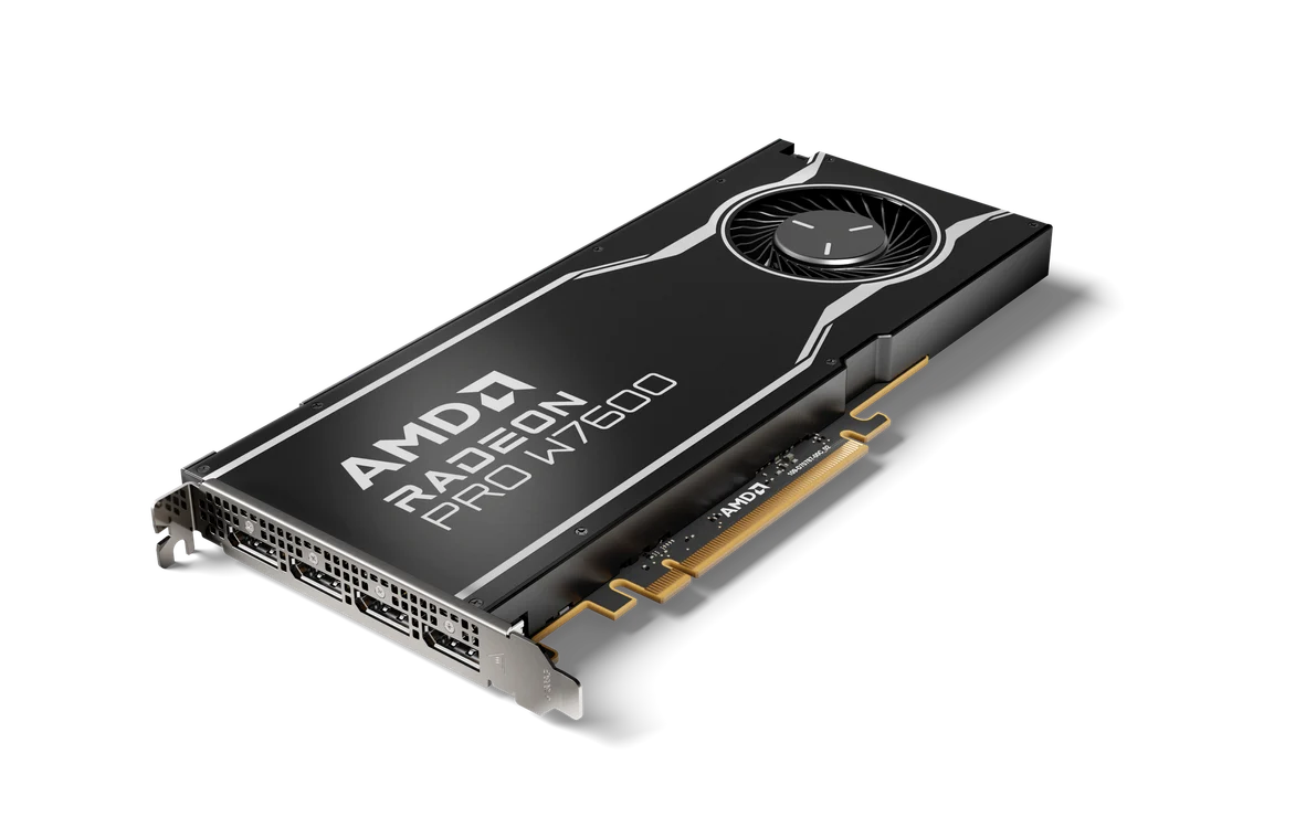 Procesor grafic AMD Radeon PRO W7600.