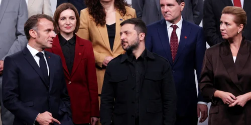 Macron - Zelenski - Maia Sandu - Nicușor Dan FOTO AFP