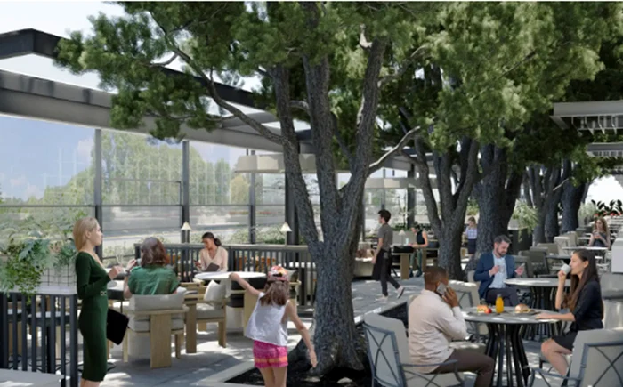 Marketta Food Hall este amenajată în hala Ford din Floreasca. Foto: One Gallery