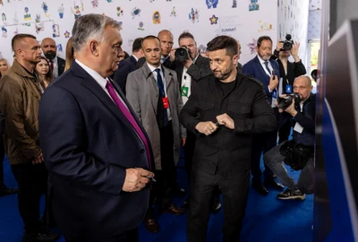 Viktor Orban si Volodimir Zelenski FOTO Profimedia