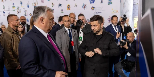 Viktor Orban si Volodimir Zelenski FOTO Profimedia
