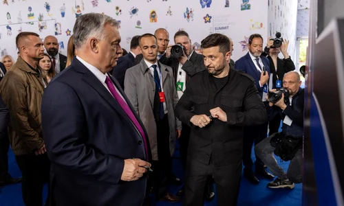 Viktor Orban si Volodimir Zelenski FOTO Profimedia