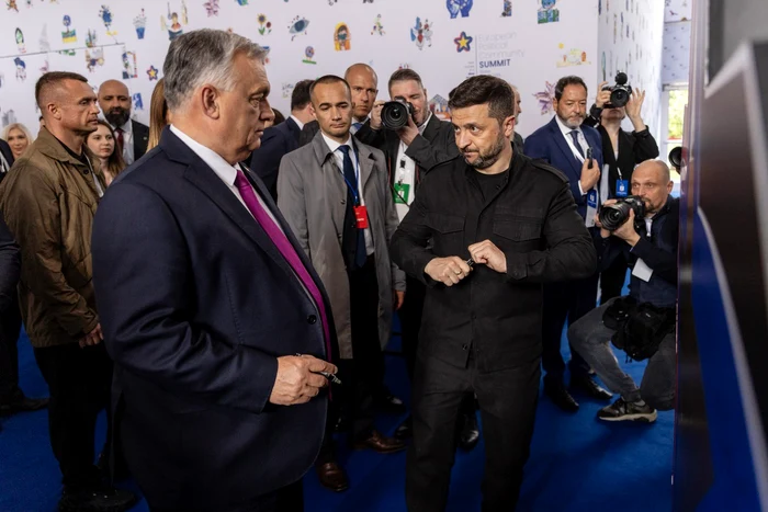 Viktor Orban si Volodimir Zelenski FOTO Profimedia