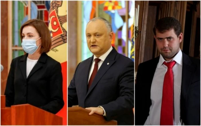 Maia Sandu, Igor Dodon şi Ilan Şor