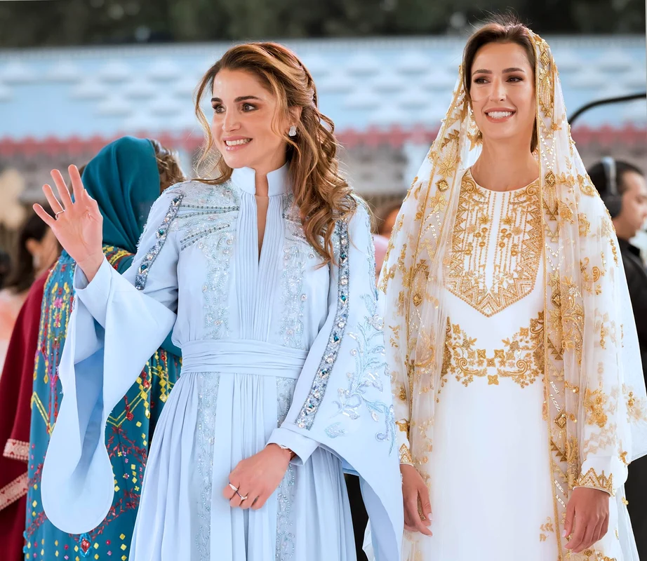 Regina Rania și Prințesa Rajwa. FOTO: Profimedia