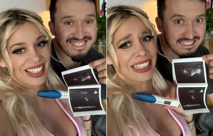 Anisia Gafton alături de partenerul ei, Serghei FOTO Facebook