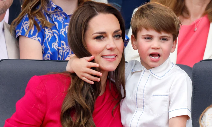 Kate Middleton cu Prințul Louis  foto   GettyImages jpg