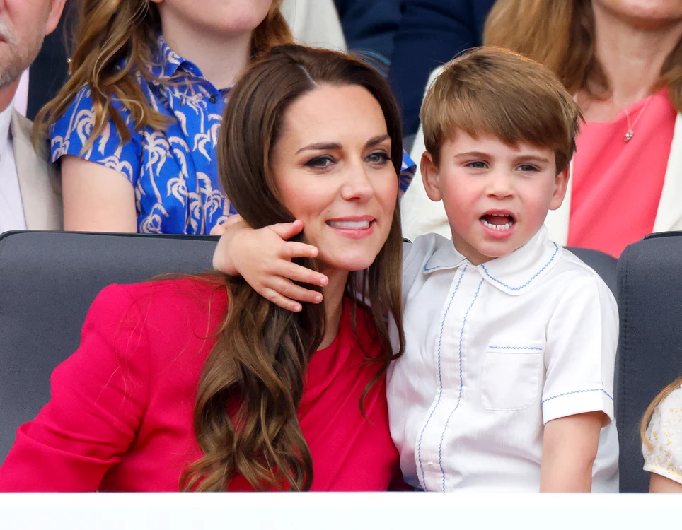 Kate Middleton cu Prințul Louis foto GettyImages jpg