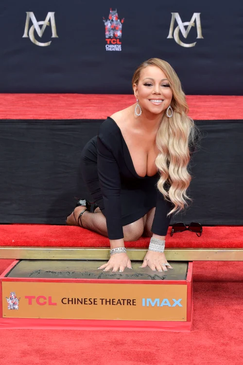 Mariah Carey Hand And Footprint Ceremony jpeg