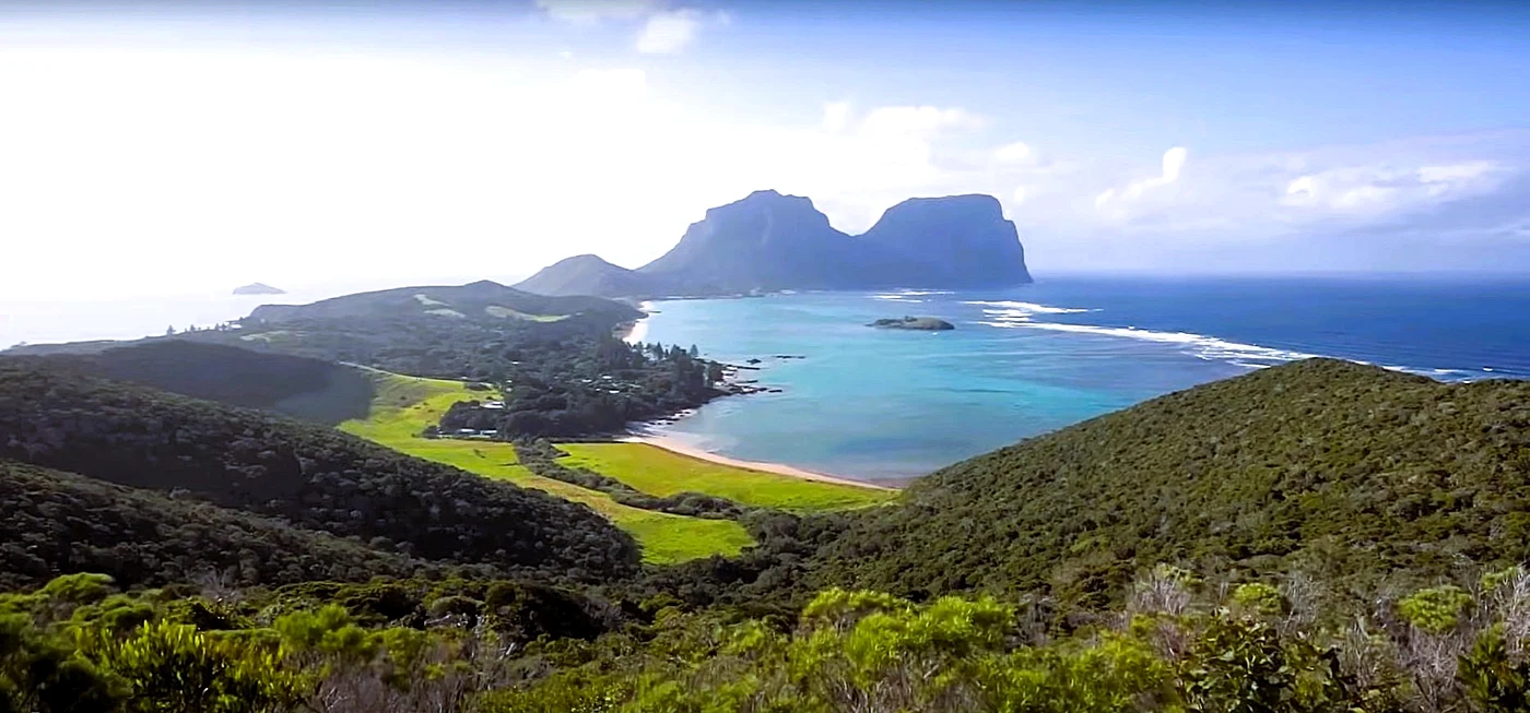 Insula Lord Howe permite accesul a doar 400 de turiști / foto: captură video