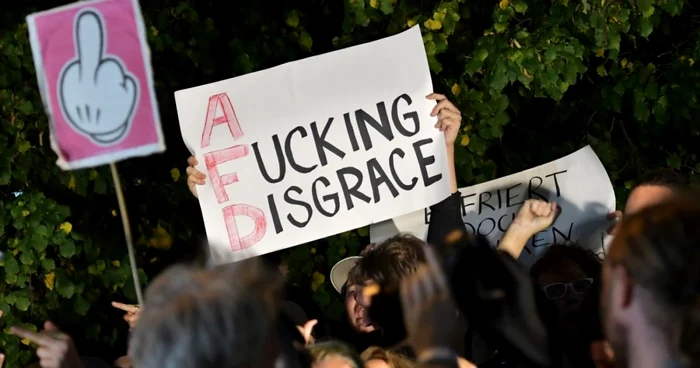 Proteste în Berlin împotriva partidului de extremă dreapta AfD/ Foto: EPA