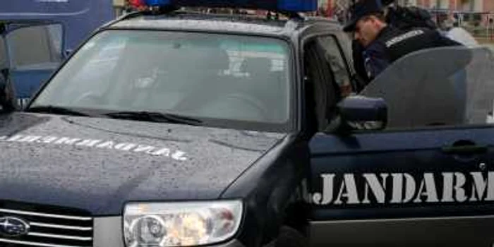 Bărbatul a fost prins de jandarmi